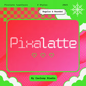 Cas Pixalatte Pixel  Fonts