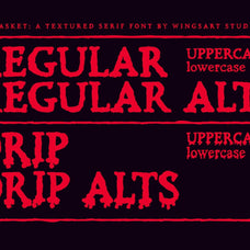 Casket - A Spine-Chilling Serif Font