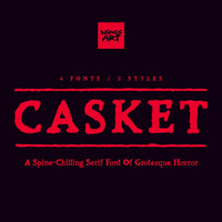 Casket - A Spine-Chilling Serif Font