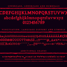 Casket - A Spine-Chilling Serif Font