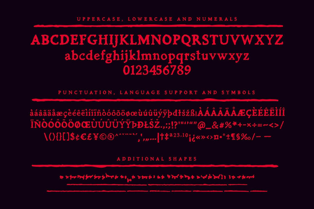Casket - A Spine-Chilling Serif Font by Wingsart Studio – Studio 2am