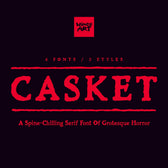 Casket - A Spine-Chilling Serif Font