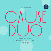 Cause Duo – Modern Minimal Sans Font