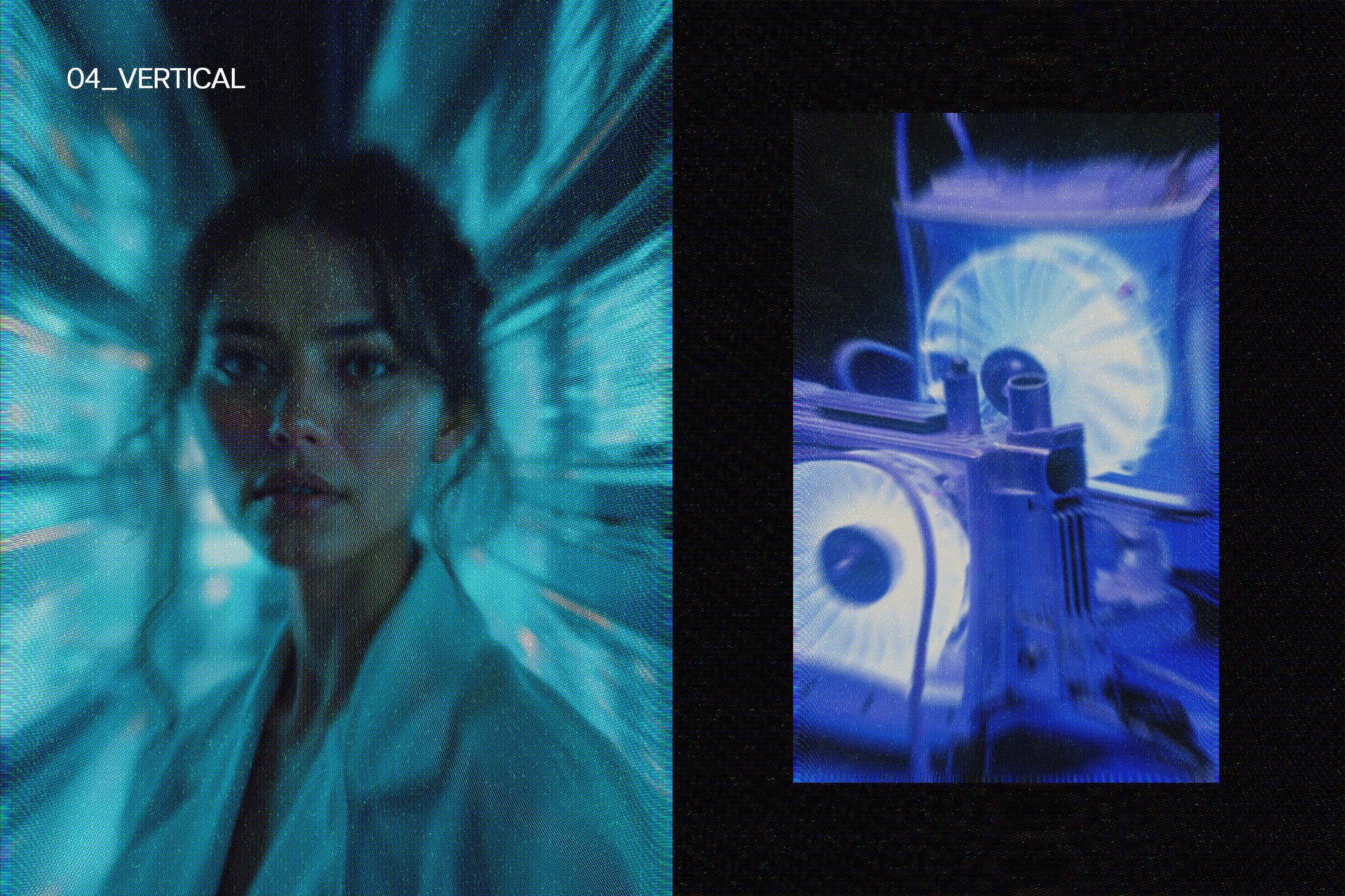 CCTV Screen Flicker Effect