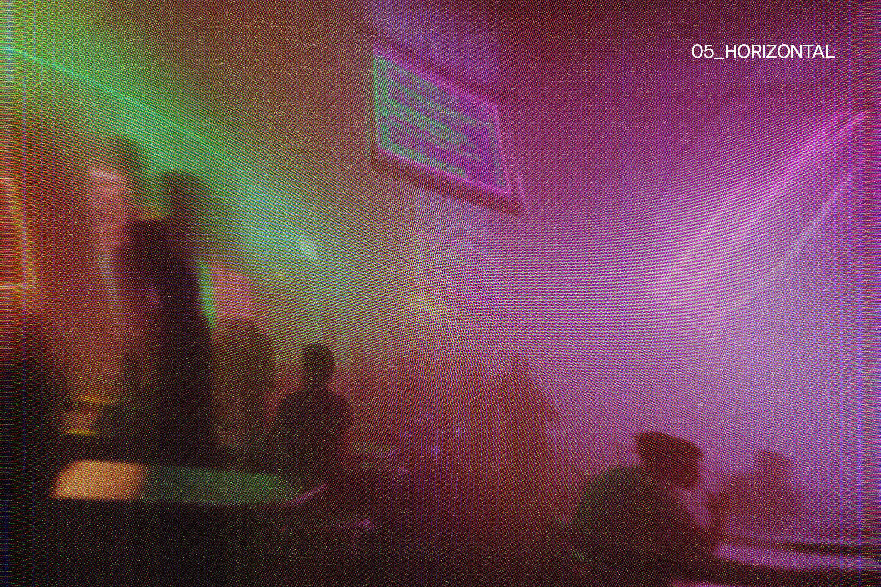 CCTV Screen Flicker Effect