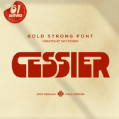 Cessier - Bold Chunky Sans Serif Font