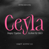 Ceyla – Art Nouveau Font