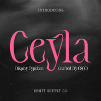 Ceyla – Art Nouveau Font