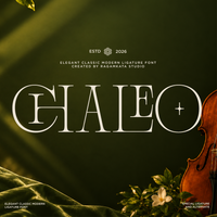Chaleo - Stylish Ligature Serif Font