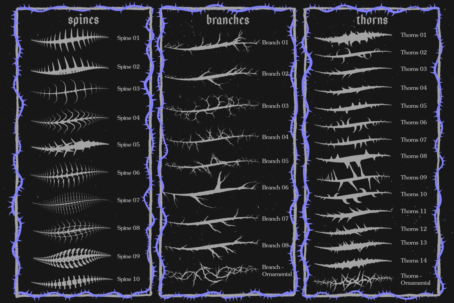 Chaos Procreate Brushes