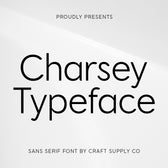 Charsey – Modern Font