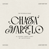 Chasa Marelo - Luxury Serif Font