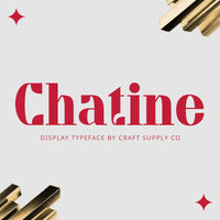 Chatine – Display Typeface