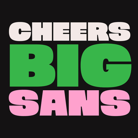 Cheers Big Sans - Chunky Sans Serif