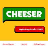 Cheeser – Stylistic Display Font