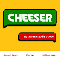 Cheeser – Stylistic Display Font