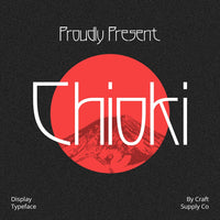 Chioki – Display Typeface