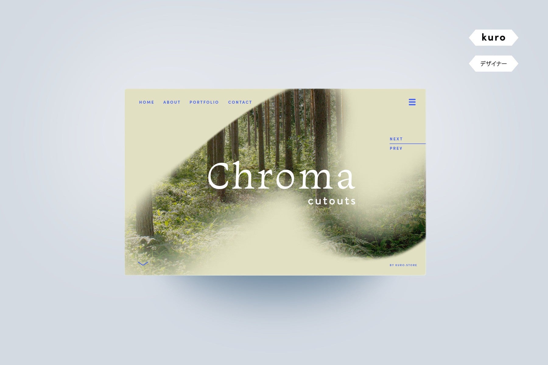 Chroma Cutouts Blurred Masks