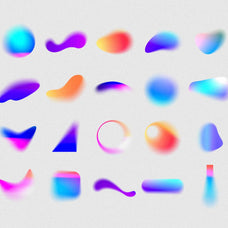 Chroma Grainy Gradient Textures