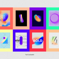 Chroma Grainy Gradient Textures