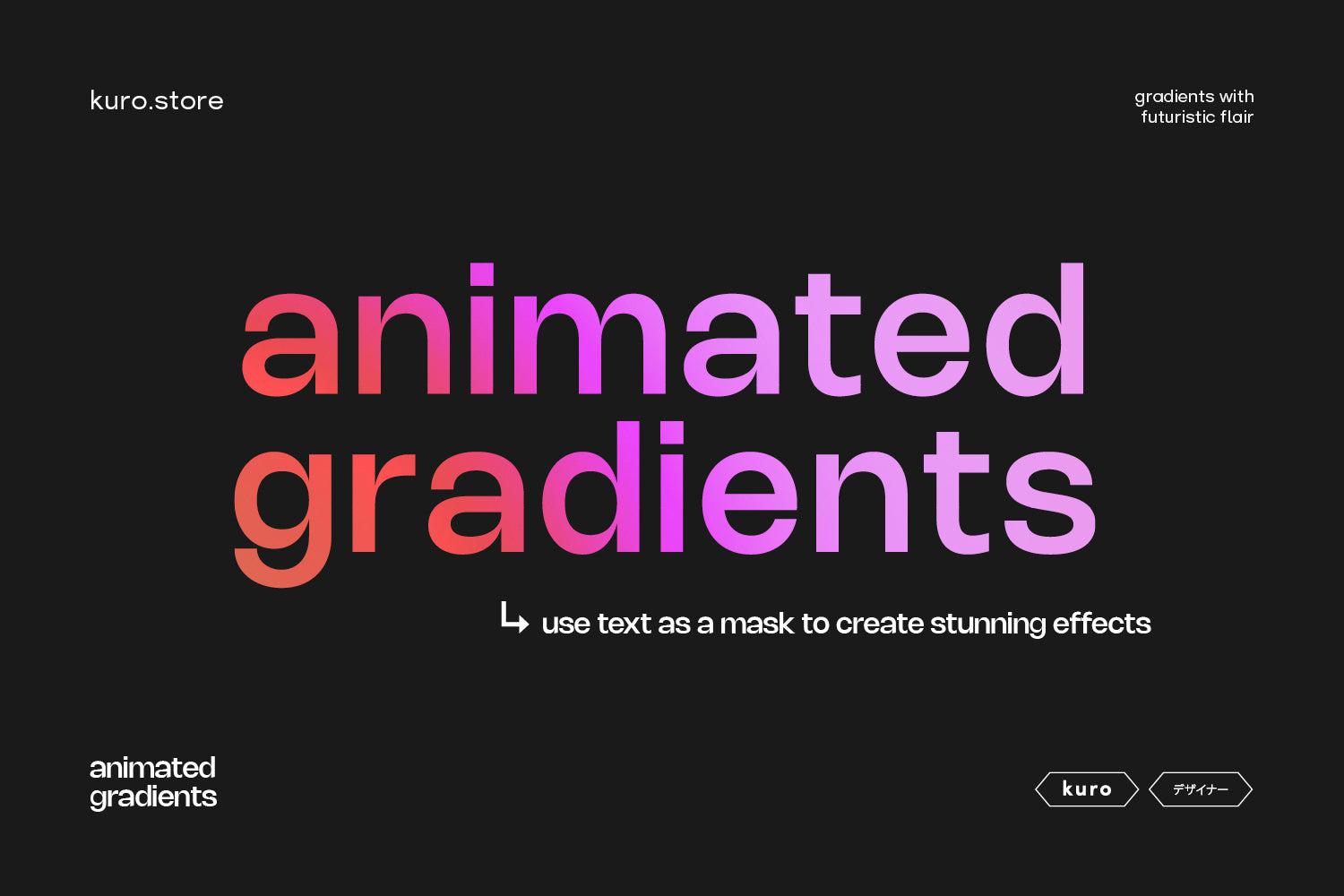 Chroma Motion Animated Gradients