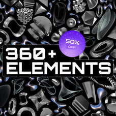 Chrome 3D Bundle 360+ elements