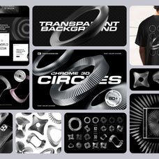 Chrome 3D Bundle 360+ elements