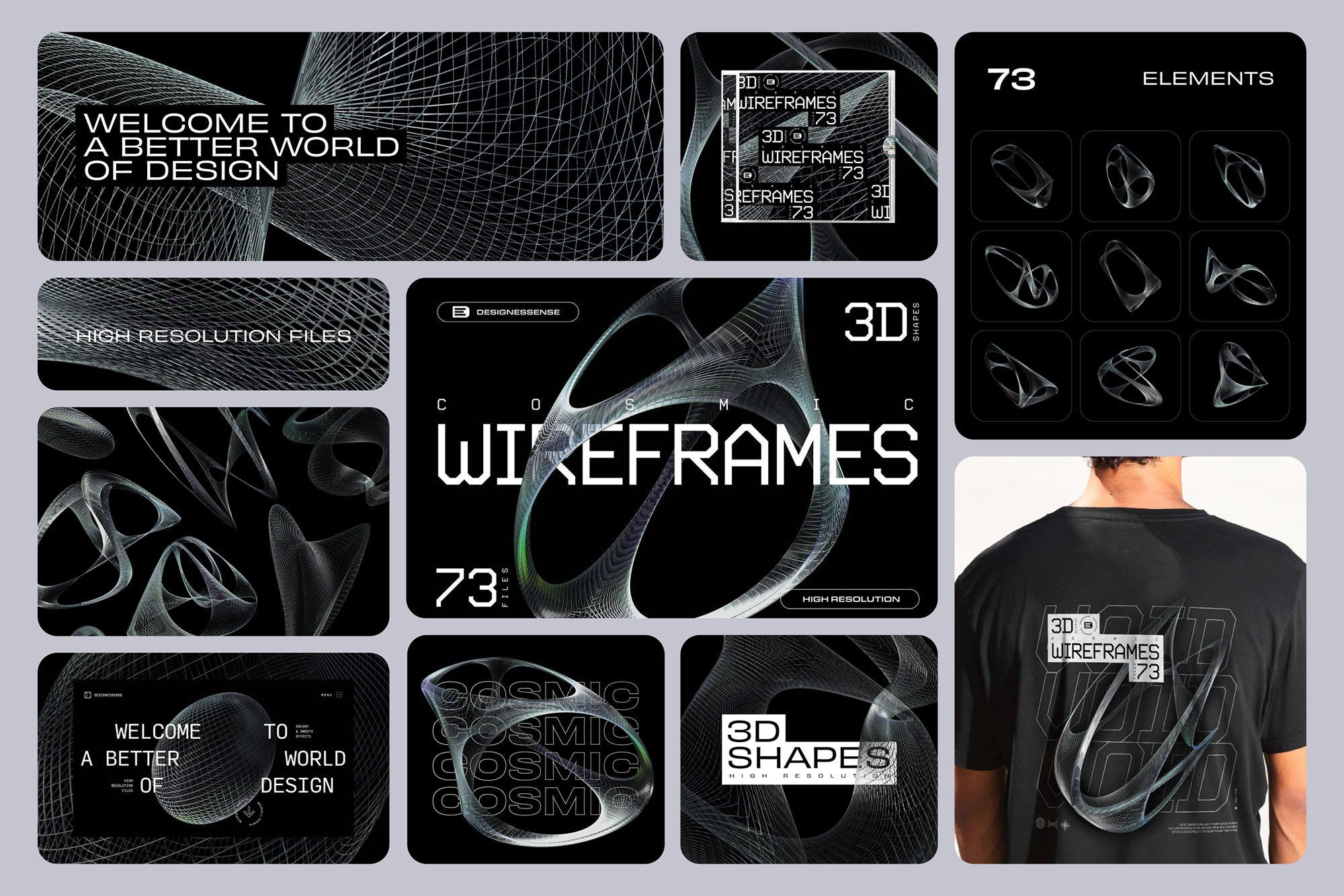 Chrome 3D Bundle 360+ elements