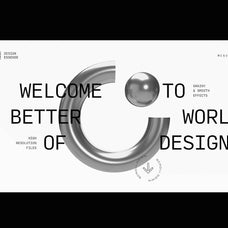 Chrome Geometrical 3D Shapes