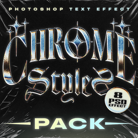 Chrome Style Text Effect Bundle
