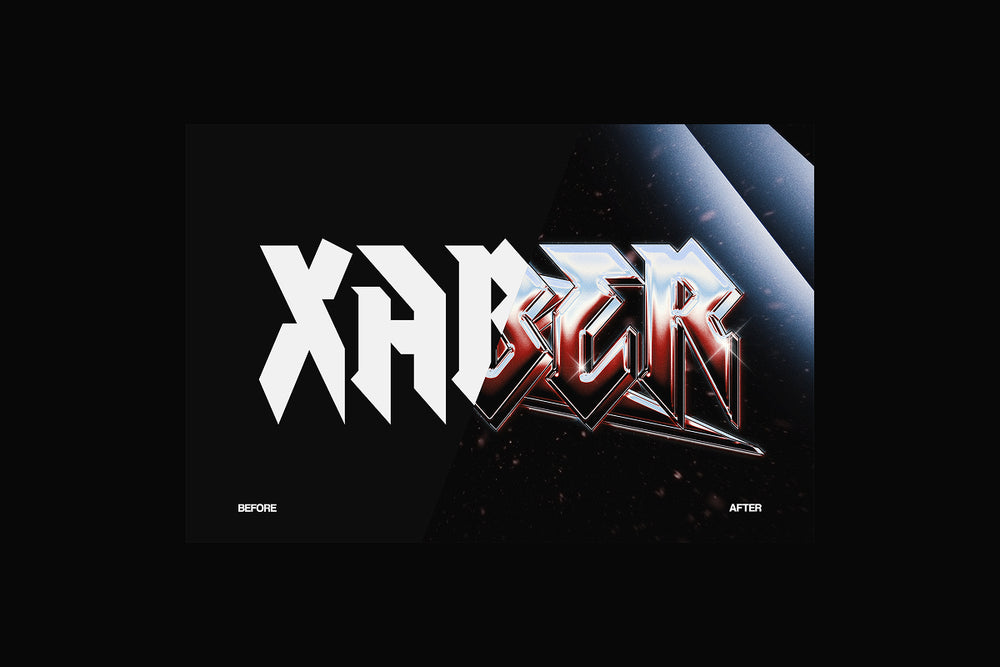 Chrome Text Effect Pack by Matsero