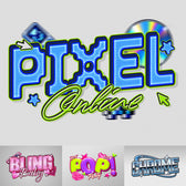 Chrome Y2K Text Effect
