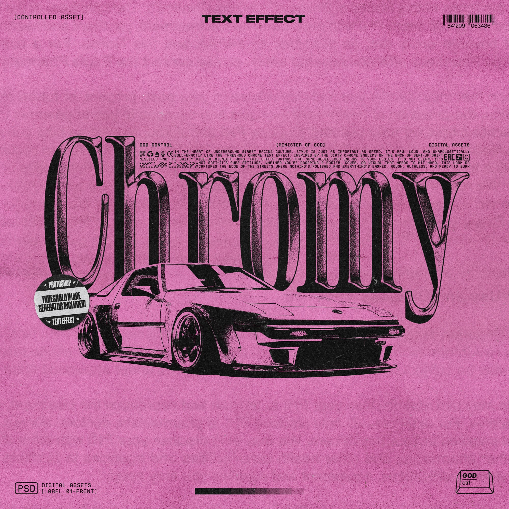Chromy Text Effect