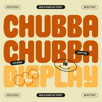 Chubba Bold Display Font
