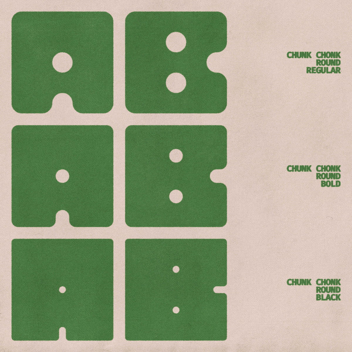Chunk Chonk Typeface by Jason Santos, preview 10