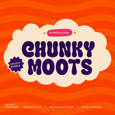 Chunky Moots – Playful Chunky Display Font