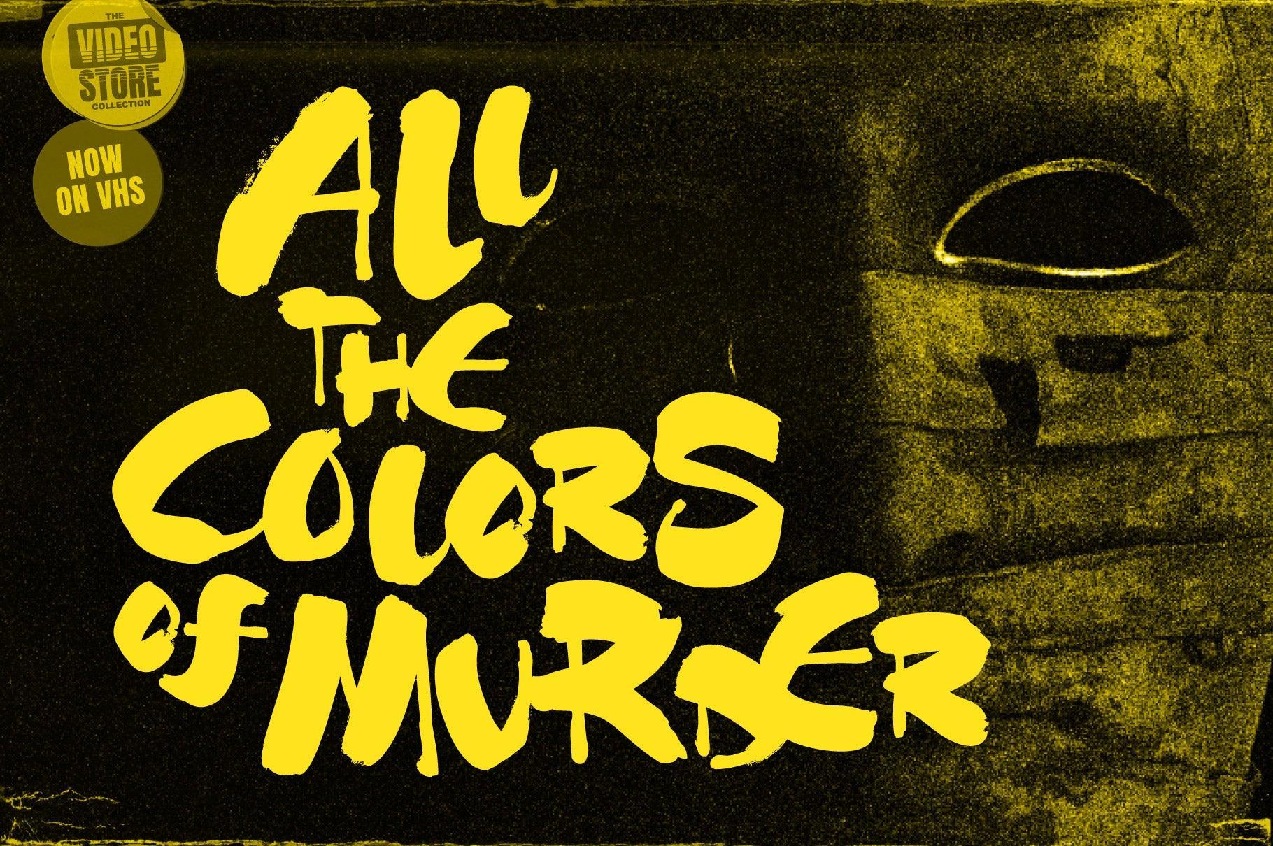 Cinema Macabre: Horror Fonts Torn from the Pages of Giallo