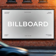 City Billboard Mockup
