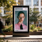 City Plaza Poster Lightbox Mockup