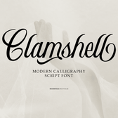 Clamshell - Modern Calligraphy