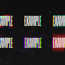 Classic Glitch Effects Collection