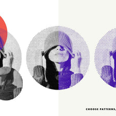 Classic Halftone Photo Effects