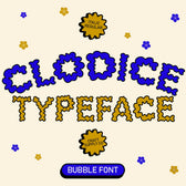 Clodice – Bubble Typeface