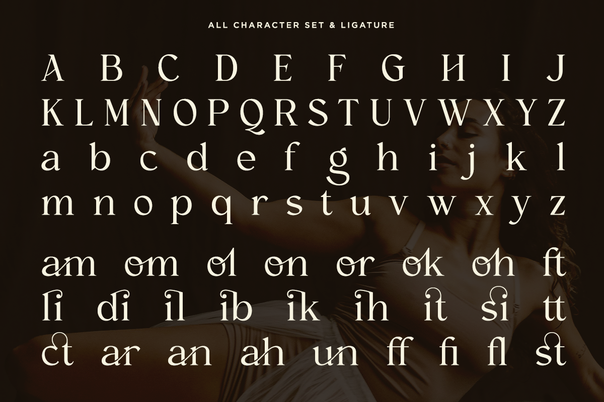 Clony - Luxury Ligature Serif Font by Ragamkata Studio, preview 9