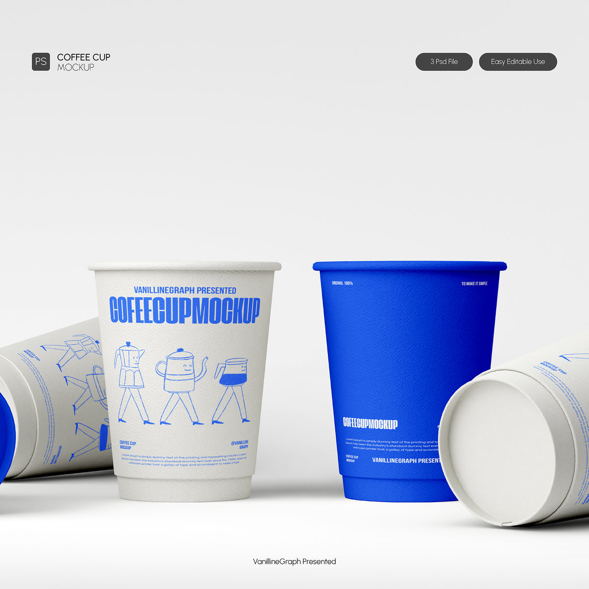 Coffee Cup Mockup by VanillineGraph, preview 1