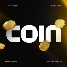 Coin - Logo Font by Dareco Studio, preview 1