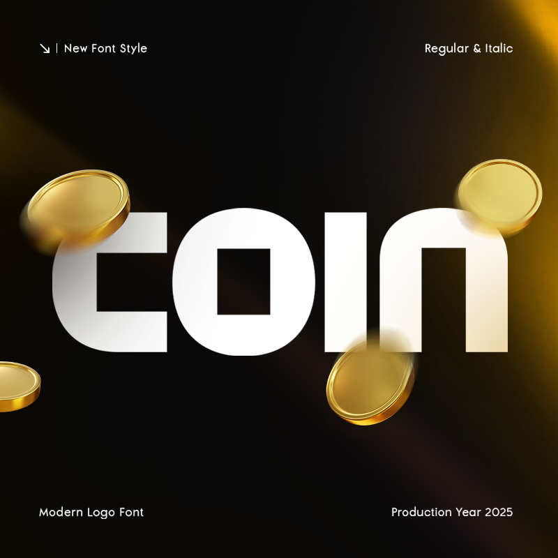 Coin - Logo Font by Dareco Studio, preview 1