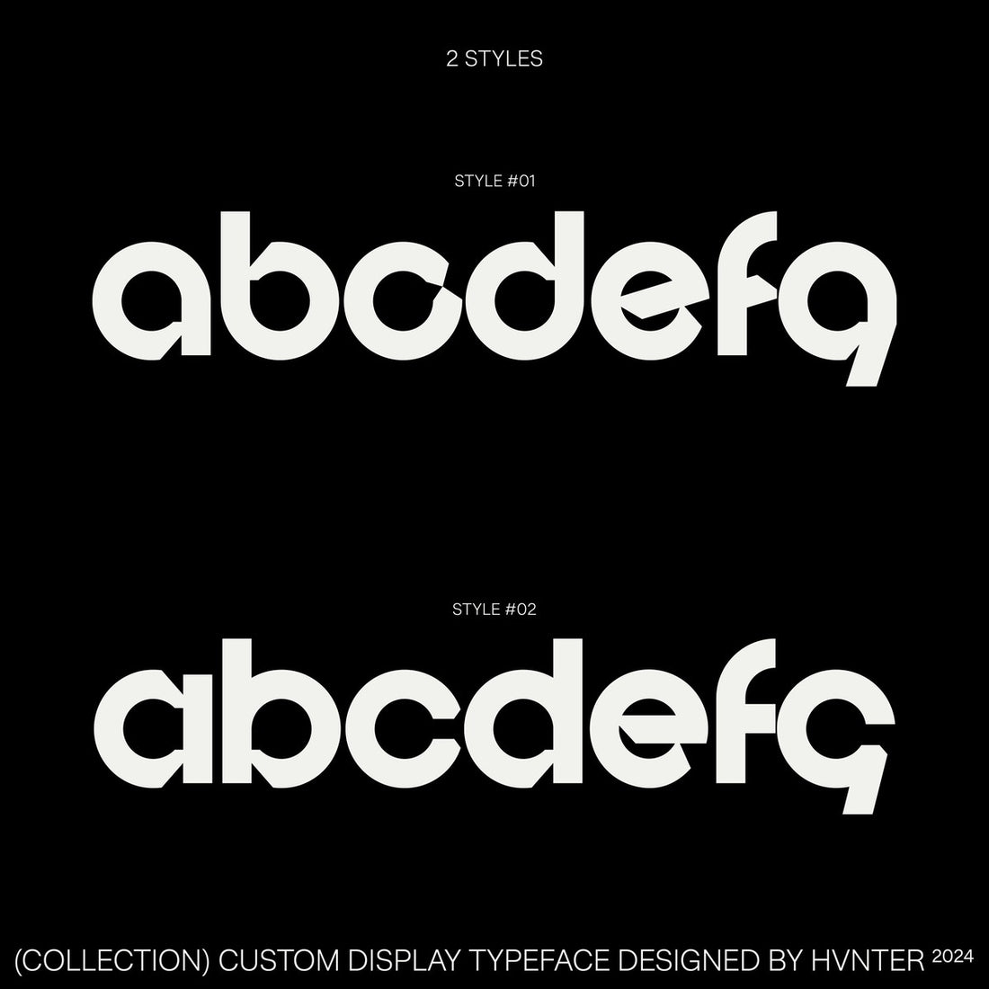 Collection Typeface by HVNTER