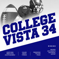 College Vista 34 - Sport Fonts