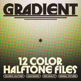 Color Halftone Gradient Textures